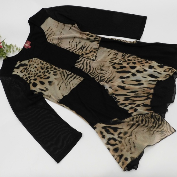 from the heart Tops - from the heart Animal Print Tunic